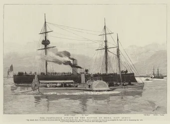 Der portugiesische Angriff auf die Briten in Beira, Ostafrika